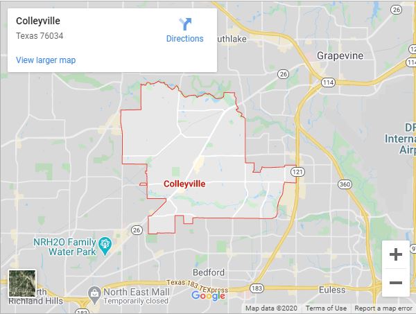 Colleyville Tx Map
