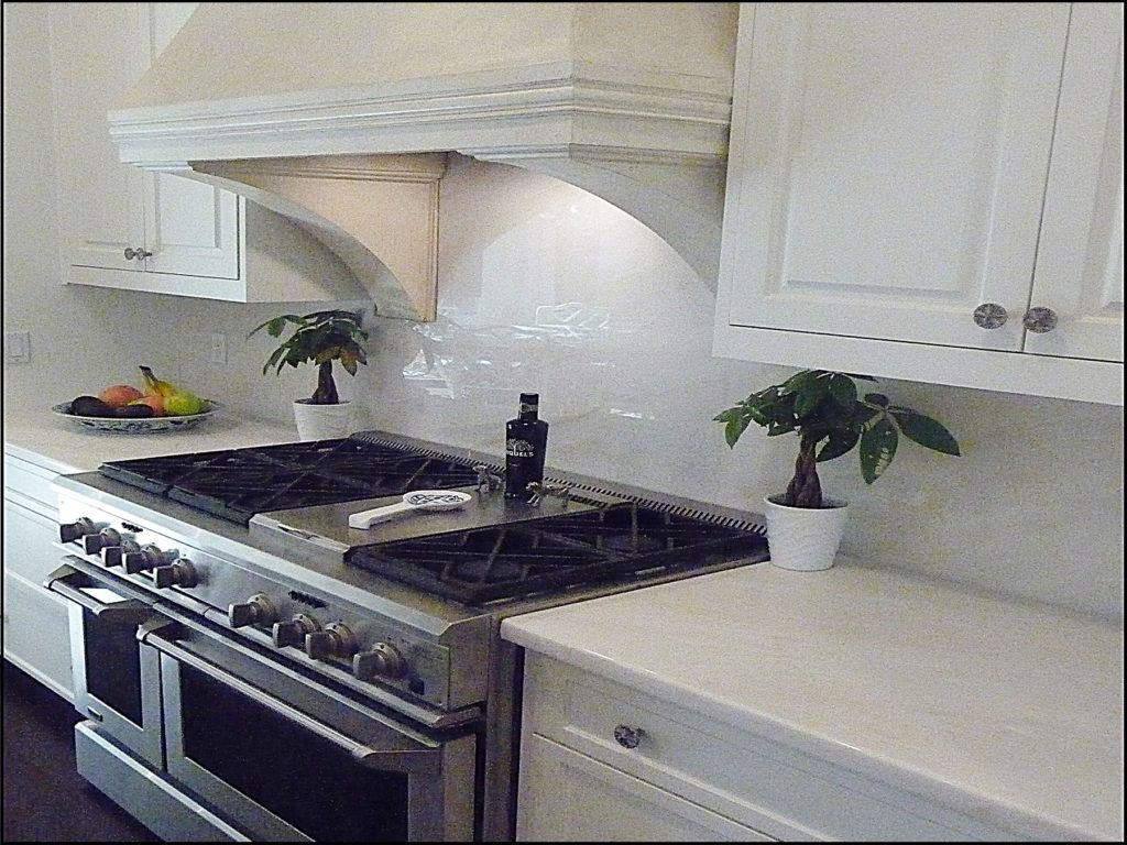 Mystery White Marble Kitchen Countertops